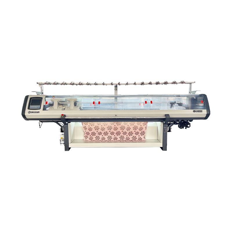 GS-B480H 80-дюймовая двухсистемная вязальная машина для одеял