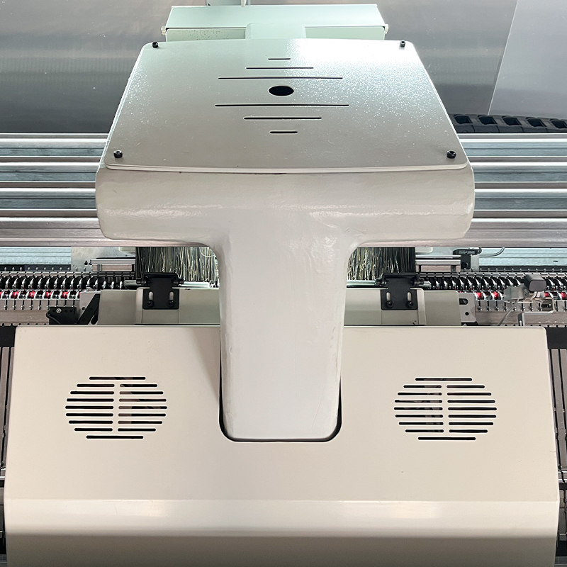 GS-S2100 100-дюймовая двухсистемная вязальная машина для одеял