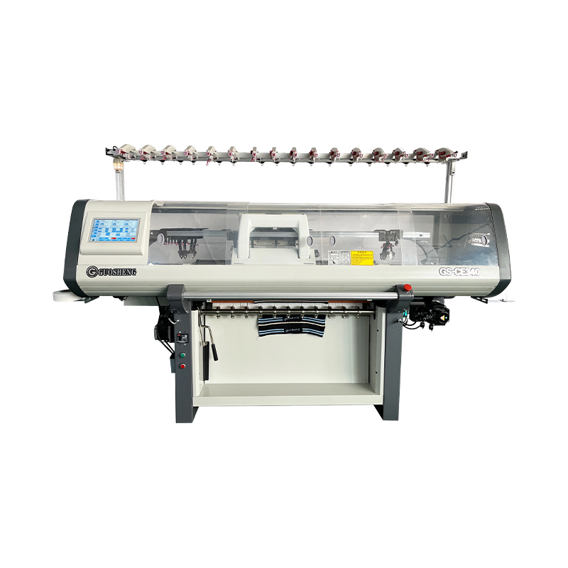 GS-CE340 40-дюймовая экономичная трехсистемная вязальная машина для воротников