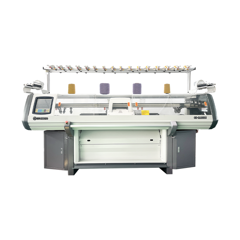 GS-SA352C 52-дюймовая трехсистемная интеллектуальная машина для вязания свитеров с подачей пряжи